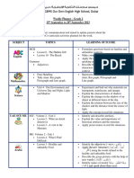 Weekly Planner - Grade 2 - 25th September To 28th September 2023