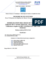 MODELISATION DES CRUES DU TRONCON URBAIN DE L'OUED TIZGUIT, VILLE D'IFRANE Utilisation Couplée de HEC-GEORAS ET ARC-GIS - BOUAYA