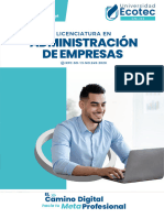 Administracionn de Empresas Online Grado 2022