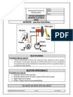 Sesión 8 - Informe de Practica de Taller Mtto Preventivo - Julio Dávila - Mantenimiento Al Sistema de Frenos