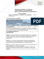 Guía de Actividades y Rúbrica de Evaluación - Fase 1 - Identificación