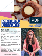 Receita Mini Piscininha de Prestígio - Tá No Forno - Camila Beatriz