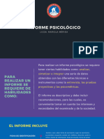 Informe Psicológico