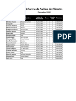 Informe de Saldos