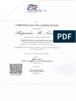 Certificates