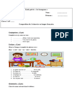 Composition Exercice de Langue