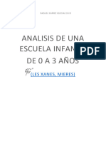 Análisis de Una Escuela Infantil 0 A 3 Años