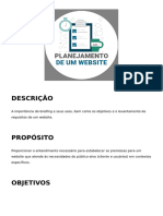 Planejamento de Um Website