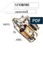 Informe Motor de Arranque