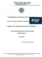 Guía Metodológica Examen Complexivo 2023-2023 Malla Antigua