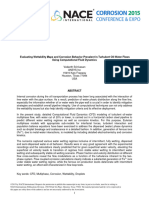 Evaluating Wettability Maps and Corrosion Behavior Prevalent in Turbulent Oil-Water Flowsr@NACE-2015-5628