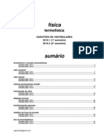 Física - Termofísica Questões de Vestibular 2010