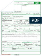 Declaración de Exportación