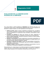 DIAGNOSTICO 055 Evaluación de La Comunicación Interna de Empresa