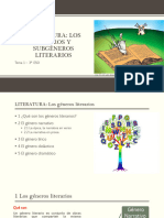 Tema 1 3º ESO Lengua - Los Géneros Literarios