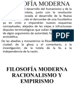 Racionalismo y Empirismo CLASE