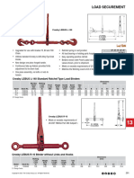 Load Securement: Crosby LEBUS L-140 Standard Ratchet Type Load Binders