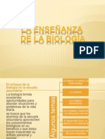 La Enseñanza de La Biología