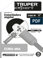 Ficha Tecnica Esmeriladora Truper 9 Esma-9n4