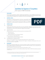 AIDA-MC - Medical Recommendations For Organizers of Competitons V1-1