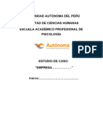 Estructura de Caso Análisis de Puesto