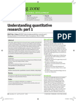 Understanding Quantitative Research1