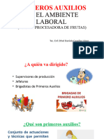 Primeros Auxilios en El Ambiente Laboral (Planta