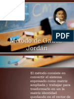 Método de Gauss - Jordán