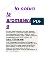 Todo Sobre La Aromaterapia