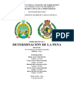 Determinación de La Pena