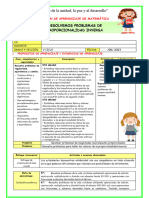 Ses-Mierc-Mat-Resolvemos Problemas de Proporcionalidad Inversa