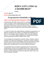 Programacion Orientadfa A Objetos