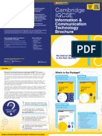 MCE Cambridge IGCSE ICT Brochure