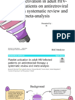 Platelet Activation in Adult HIV-infected