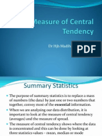 Measure of Central Tendency