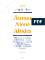 Atman Alone Abides