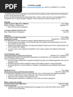 Yvonne Asare Resume PDF