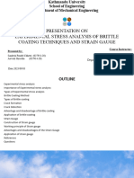 Brittle Coating and Strain Gauge