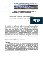 Seleção de Um Modelo de Treinamento para Um Laboratório de Metrologia Sob A Perspectiva Multicritério