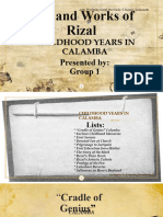 LifeandWorksofRizal Part 1