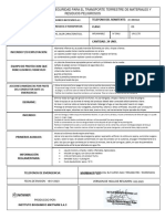 Hoja de Seguridad Alcohol Medicinal 70 - QR