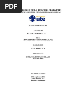 1 - Clinica Juridica Iv - Procedimiento de Ciudadania