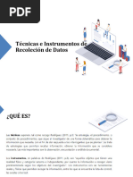 Tecnicas e Instrumentos de Recoleccion de Datos - Univ Catolica Los Angeles de Chimbote - 065850