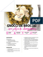 Gnocci de Brocoli