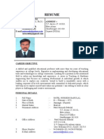 DR - Nirmesh Patel Resume