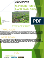 GEOGRAPHY Agricultural Production of West bENGAL