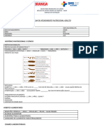 Ficha de Atendimento Nutricional Adulto Nasf