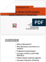 Presentation On Bio-Metrics Based Authentication