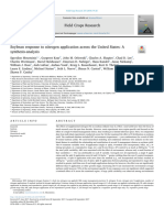 Soybean Response To Nitrogen Application Across The United States - A Synthesis-Analysis