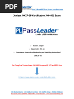 PassLeader Juniper JNCIP SP JN0 661 Exam Dumps Braindumps PDF VCE